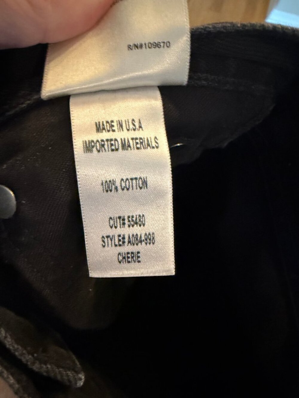 AGOLDE Cherie High Rise Straight Jeans Distortion Black 23 - Picture 5 of 5